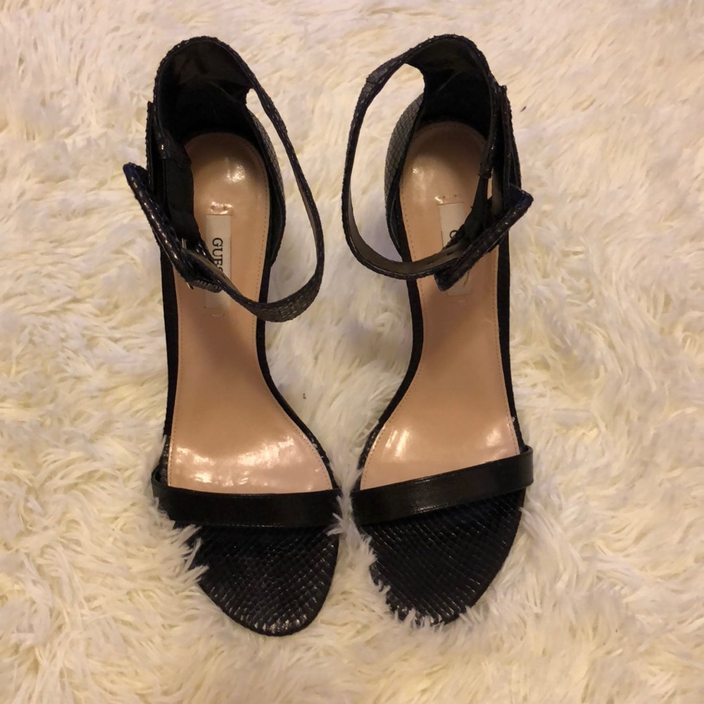 Guess ankle strap heels